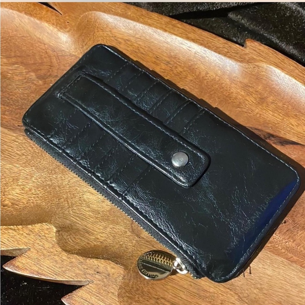 Black Faux Leather Wallet